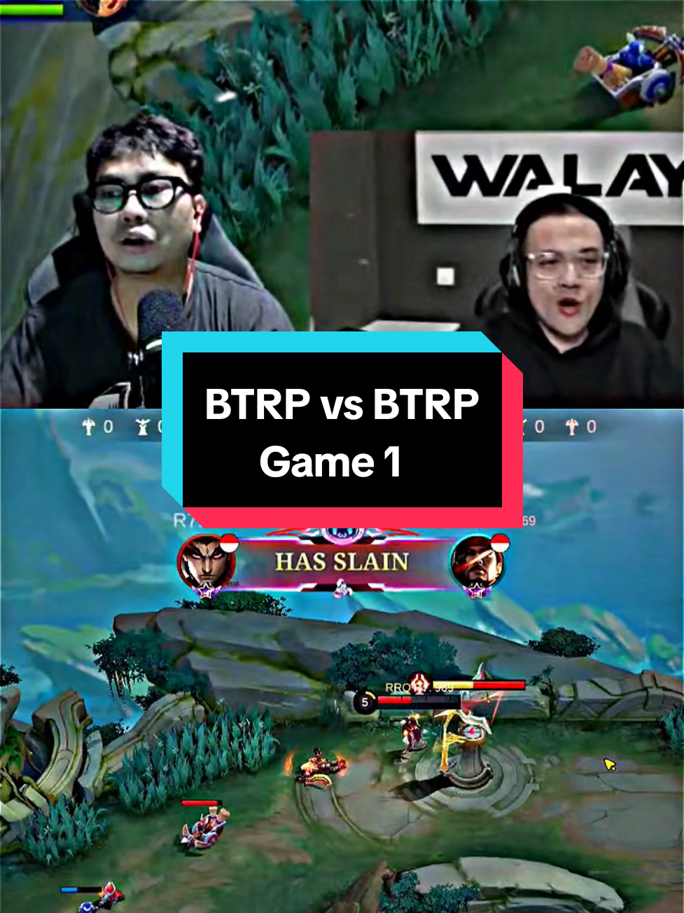 civil war BTRP vs BTRP Game 1🔥#btrp #btrpalembang #MLBB9TH #MLBB 