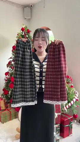 Quần kẻ dạ ấm cho bé
