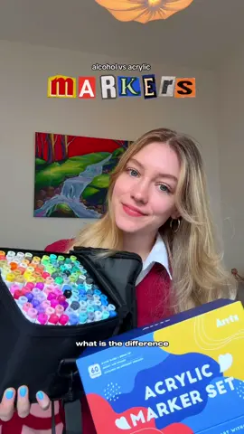 alcohol markers do bleed through sketchbook pages unfortunately!⭐️ #arttutorial#markers#sketchbook#art#ohuhumarkers 