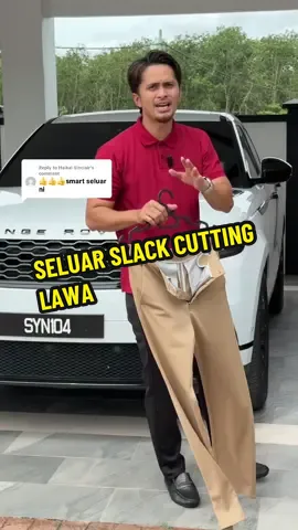Replying to @Haikal Sinclair sumpah bang seluar slack ni memang terletak elok #seluarslack #seluarviral #seluarmurah 