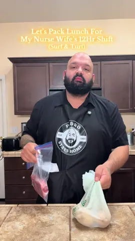 For Lunch Today My Nurse Wife Is Having Surf  And Turf. For Turf A Nice New York Strip, And Surfing Next Door Is A Nice Cluster Of Snow Crab Legs With Mashed Potatoes As An Side. I Also Made A Butter Dipping Sauce For The Crablegs. #stayathomedad #sahm #lunch #nurse #lunchideas 