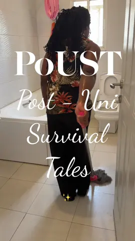 PoUST | 01💕 POV: you thought life after uni would be peaceful, but it’s actually a silent battle between “I need rest” and “I should be doing more.” 🫠 If you relate, follow along, we’re surviving this post-grad thing together. 🫶🏽