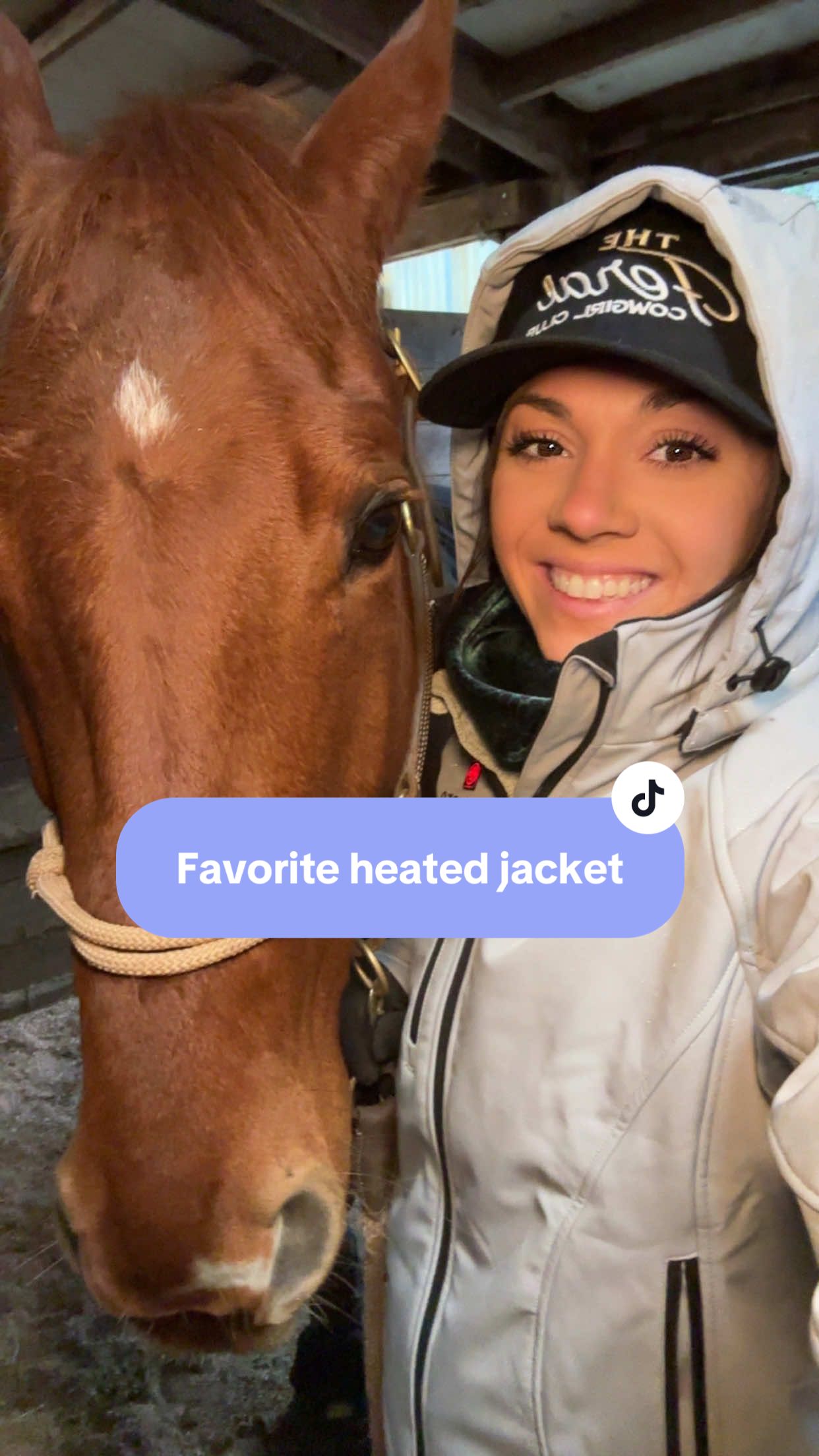 Lasted all day!!! Love this jacket! Definitely worth the money! #heatedjacket #ororo #horsegirl #barrelracing #coldweather @ororo Heated Apparel 