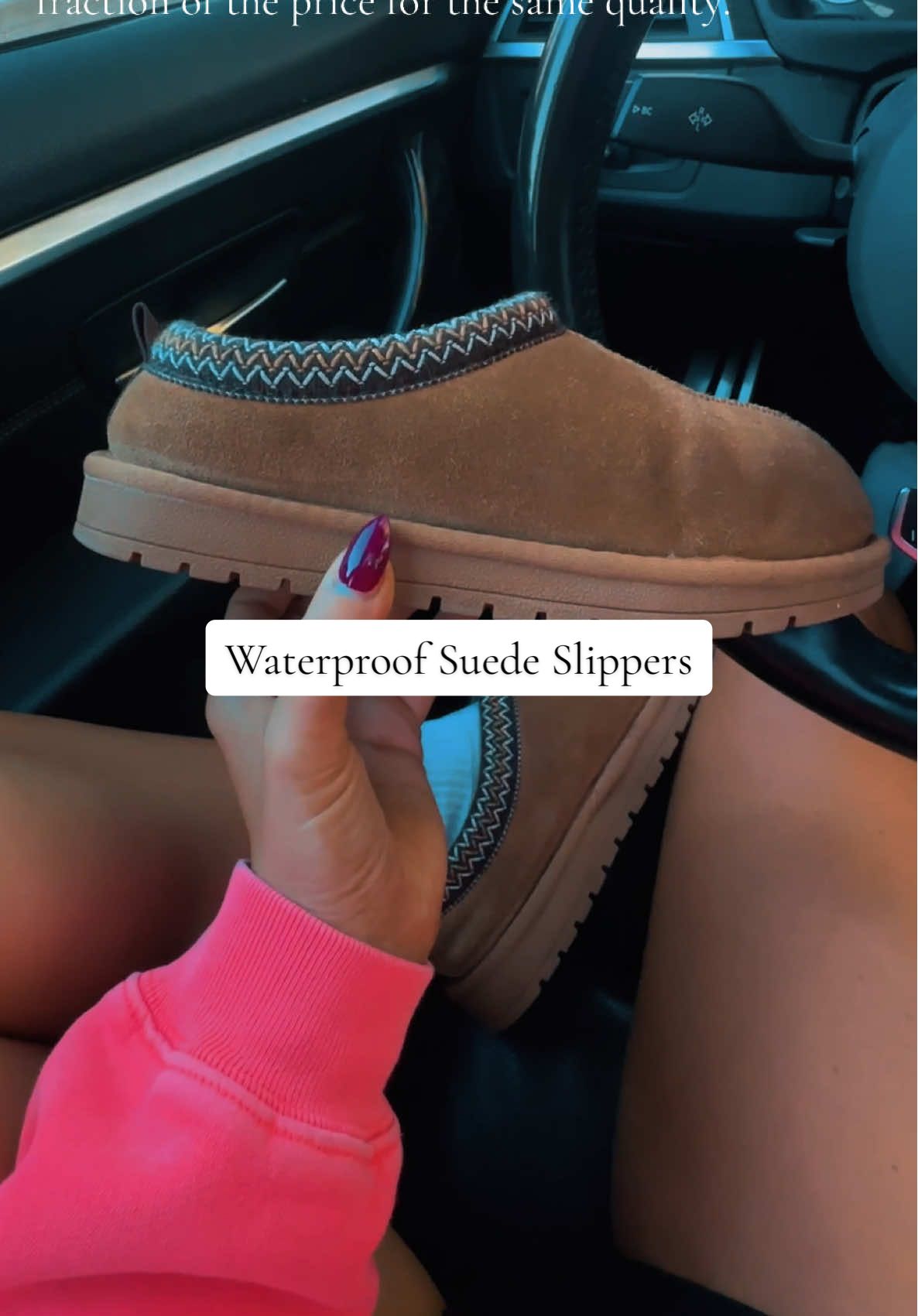 I love these @EVELLYHOOTD US look alikes! It’s pretty obvious how much I wear them but they are EXACTLY like the brand we all know but don’t want to pay for! ❤️ #tiktokshopblackfriday #tiktokshopcybermonday #tiktokshopcreatorpicks #waterproofslippers #fallaesthetic 