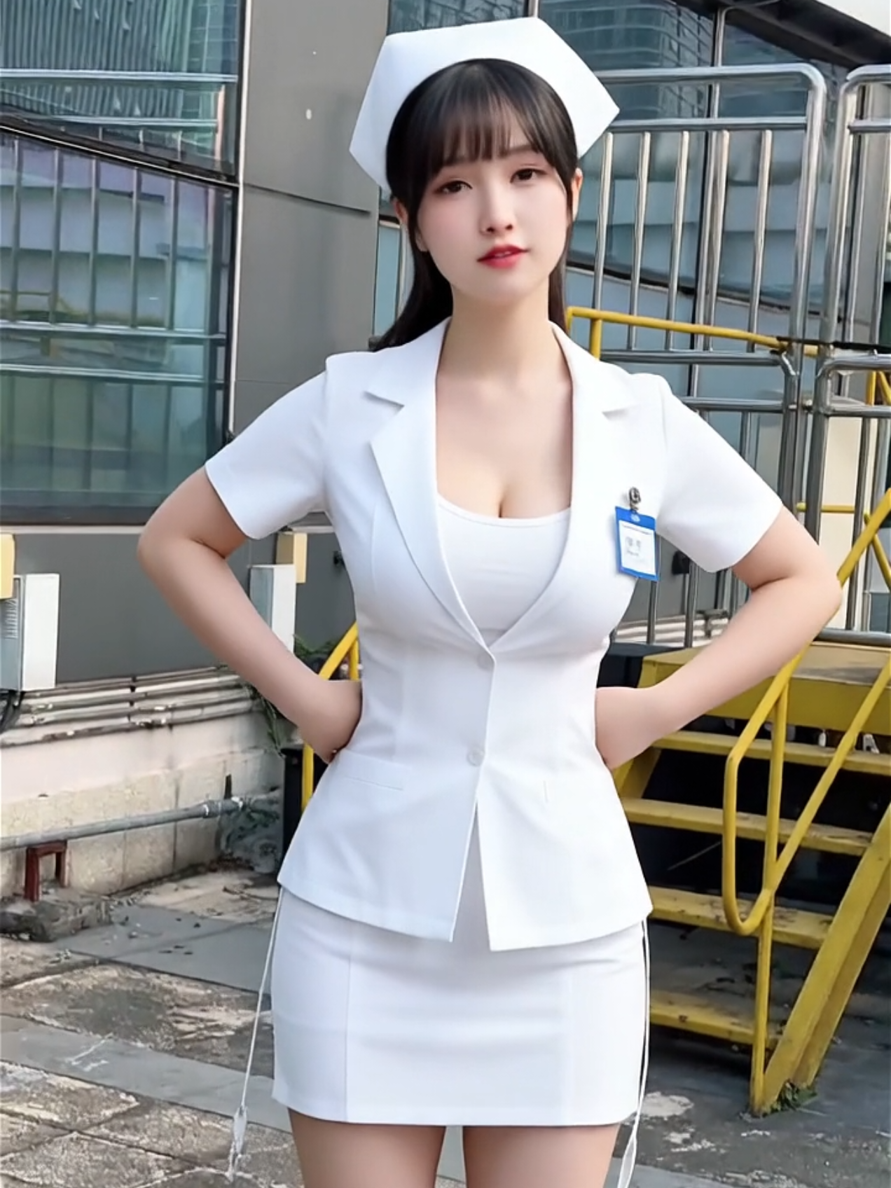 长胖了，瘦腰特效要开了 #護士 #看護師 #工作日常 