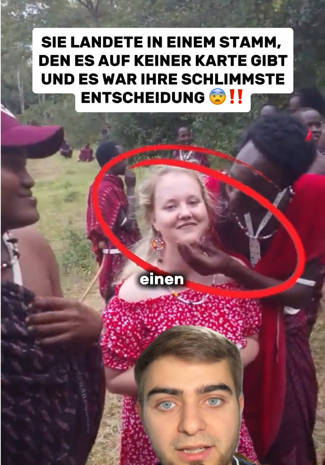 Ein Mädchen reiste, um einen unbekannten Stamm zu erforschen, bereute es jedoch sehr schnell. #scary #misterio #tribe #mystery 