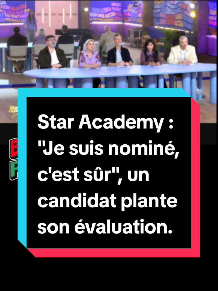 Star Academy, un candidat plante son évaluation #starac #staracademylive #StarAcademy 