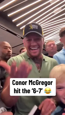 No way #ConorMcGregor did the 6-7 😂 #UFC #mma #trending #sportstiktok (via @Cyrus Fees)