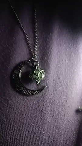 this is such a nice peace and it glows #moon #jewelry #glowinthedark 