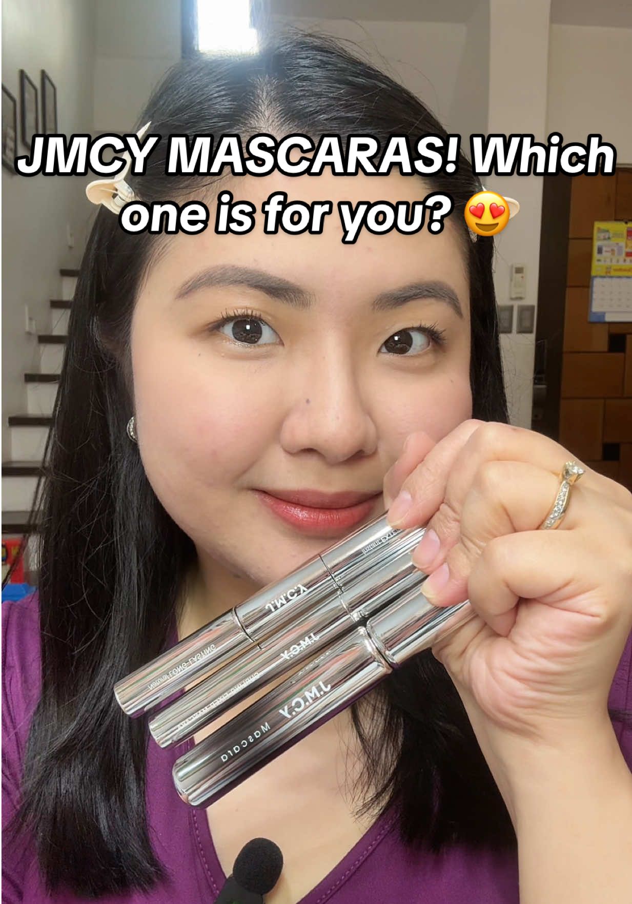 JMCY Mascaras! 😍 @JMCY Cosmetics @JMCY Beauty #jmcyph #jmcymascara #jmcy #jmcyvolumizingmascara #fyp 