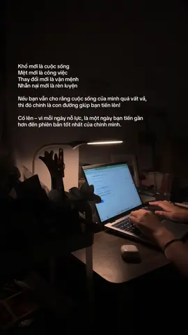 Thông điệp 1: Còn cảm thấy rối và khó khăn là còn phát triển #xuhuong #xh #quotes 