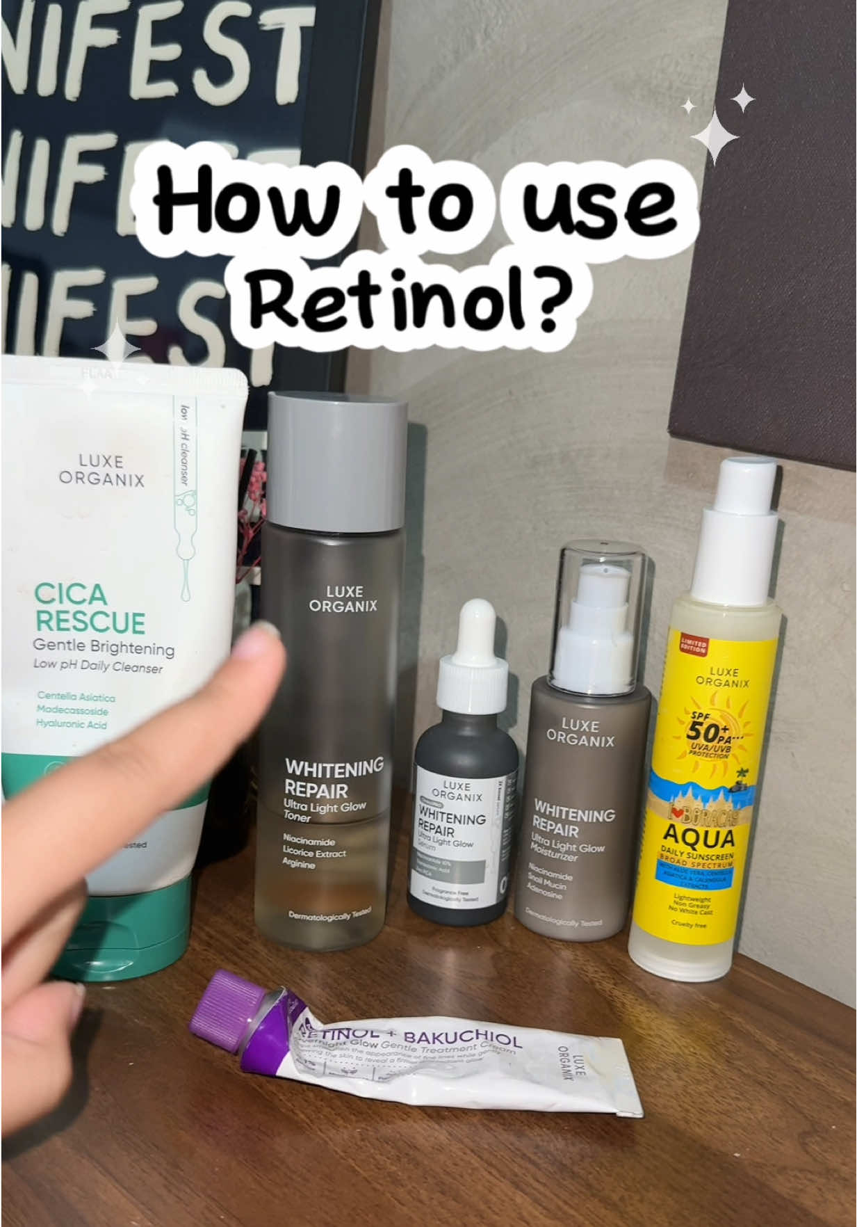 Replying to @️ Step by step how to use luxe organix retinol #luxeorganixph #luxeorganixretinol #retinol #skincare #howtouseretinol 