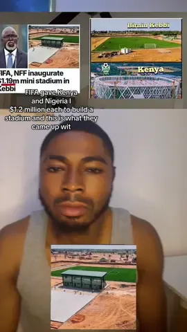 FIFA gave Kenya and Nigeria I $1.2 million each to build a stadium and this is what they came up with? #fifa #nigeria #kenya #stadium #trend 