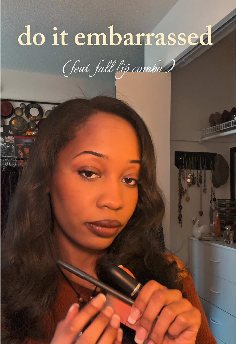 Keep trying until you succeed bestie ☺️  Lip Combo of the day  Lip liner: Chestnut @maccosmetics  Satin Lipstick: Truth be Untold @M.A.C Cosmetics Store  Lip tint: 01 @dasique_usa 