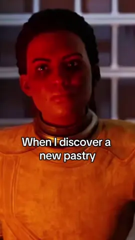 When I discover a new pastry #theouterworlds2 #voiceactor #audrabaines #TOW2 #theouterwolrds #videogamelover 