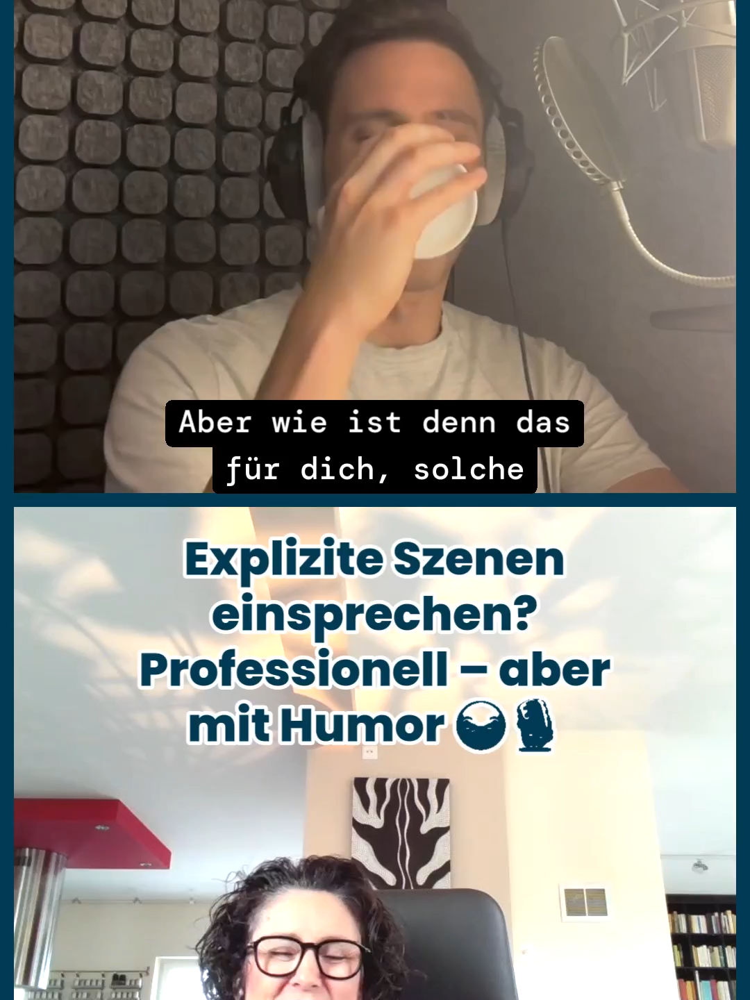 Spicy Szenen im Romance-Hörbuch? 🔥 János Jung spricht sie mit Professionalität – und einem Augenzwinkern. Denn manchmal fragt man sich einfach: „Ist das anatomisch überhaupt möglich?“ 😅 Wie er mit solchen Momenten umgeht und warum Humor dabei hilft, erzählt er im Gespräch mit LustLektüre. 💬 🎧 Jetzt die ganze Folge im LustLektüre Vodcast! Link in Bio. #lustlektürevodcast #janosjung #romancepodcast #hörbuchsprecher #romancebooks #darkromance #audiobooks #BookTok #bookstagramgermany #romancecommunity #behindthevoice #voiceactor #buchliebe #eroticromance #booklover #spicybooks #romancevoice