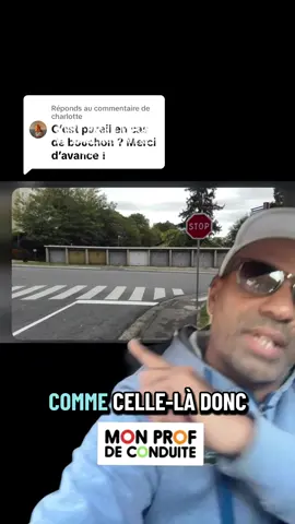 Réponse à @charlotte voilà une réponse à la question permis concernant l’arrêt dans les bouchons au niveau du stop et du passage piéton,  le moniteur, Auto ecole explique la règle qu’il faut respecter selon le code de la route dans des situations différentes  ##monprofdeconduite##centreexamen
