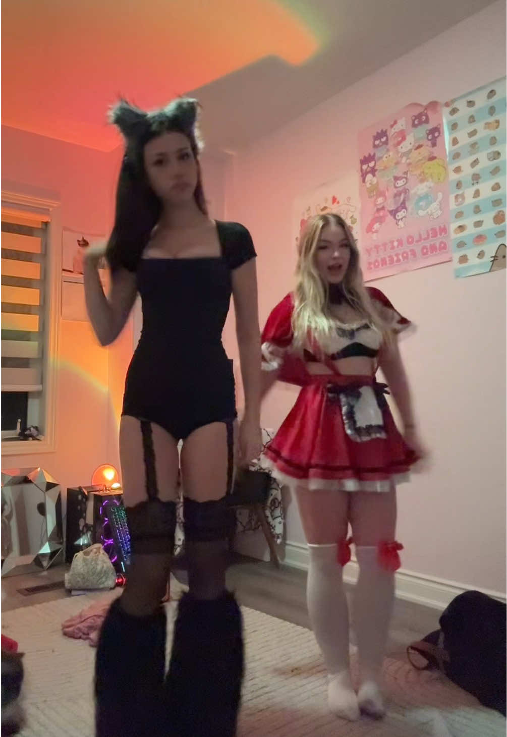 little red and her big bad wolf🐺❤️ #halloween2025 #dance #foryou #fyp @brooklynn ଘ(੭ˊᵕˋ)੭* ੈ✩‧˚ 