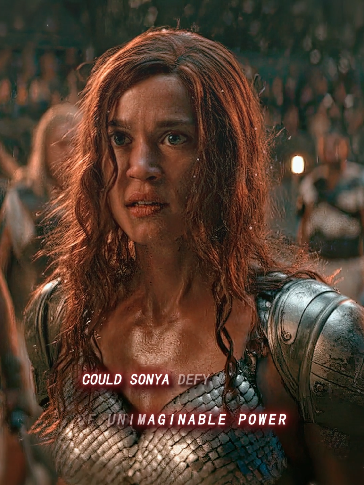 The woman was bathing in the lake, but unexpectedly, she encountered three unicorns. #usa_tiktok #tiktokretrocontest #film #movie #fyp #fantasy #redsonja #adventure #thriller #action #drama