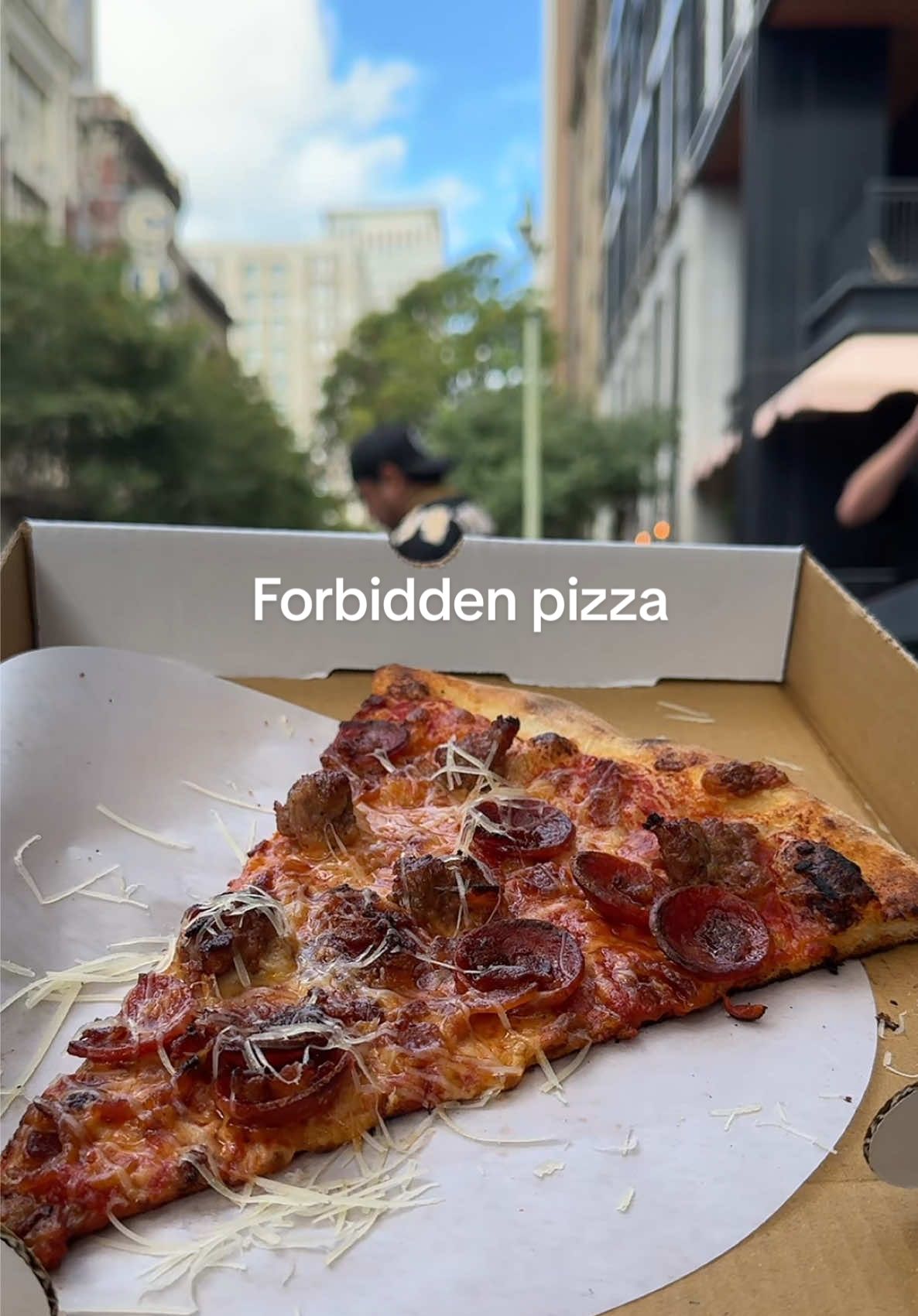 Yeahhhh Forbidden Pizza is a 10/10. Worth the hype. I will be back. #forbiddenpizza #neworleans 
