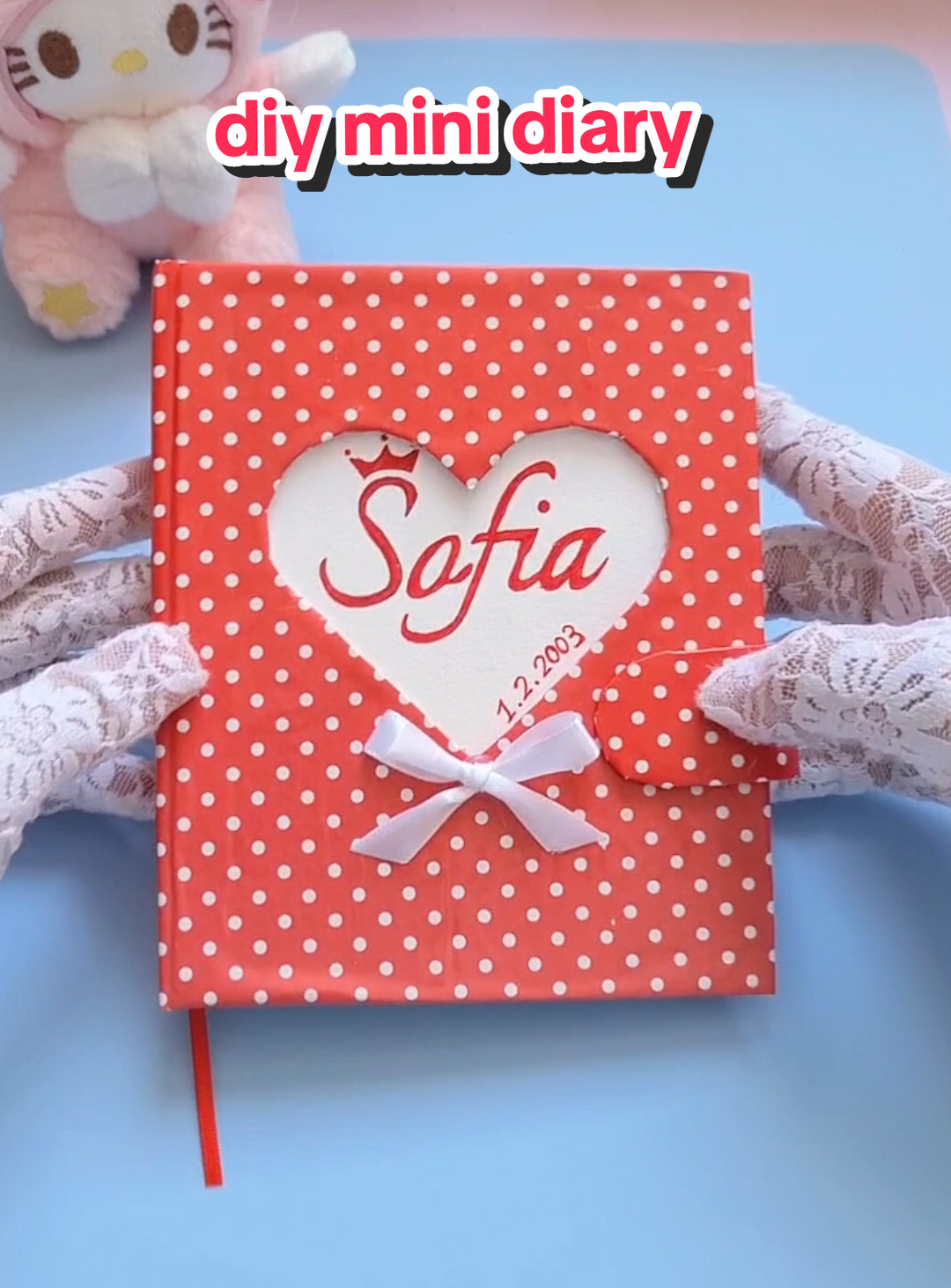 diy mini diary, personalised notebook #DIY#diary #personalisednotebook #viral 