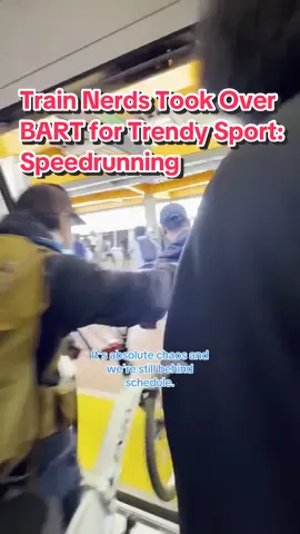 The term “speedrunning” was popularized in video gaming culture when a player attempts to complete an entire game as quickly as possible. But transit nerds have co-opted the trend and turned it into a real-life game, by visiting every train or bus station — traveling up and down every arm of the transit system — as quickly as possible. The prize: bragging rights. And possibly internet fame. While speedrunners have raced on San Francisco’s MUNI trains, San Mateo’s SamTrans bus lines and Santa Clara’s VTA light rail, among other Bay Area transit agency routes, BART is the most popular. The commuter rail agency has even created a webpage dedicated to speedruns and posts a log of each attempt its staff can find online. The current Guinness World Record (yes, there’s also a Guinness World Record for speedrunning) is held by a group of seven UC Berkeley graduate students, specializing in transportation, who completed the run in 5 hours, 47 minutes and 42 seconds in March 2024. To achieve that, last month’s event prioritized participation over time. For Harvy Chang and his friends, that meant working out a lot of logistics. Nowhere is that more critical than at transfer points, when the speedrunners got on and off the trains en masse as quickly as possible. ✍️: Adhiti Bandlamudi 📹: Adhiti Bandlamudi 🎬: Darren Tu