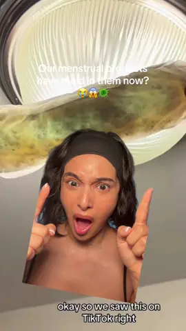 Now we have to check our menstrual products for mold😭 Thank goodness my @It's August pads passed the mold test😅 #moldypads #moldinpads #menstrualcylce #period 