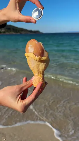 AirTag in Chicken Leg! Someone Swallowed It #shorts #reels #viralvideo 