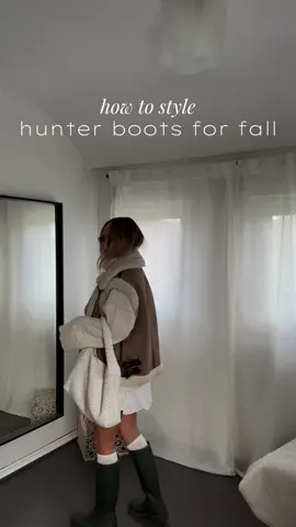 hunter boots for fall 🍂 #outfitinspo #hunterboots #autmnfashion   