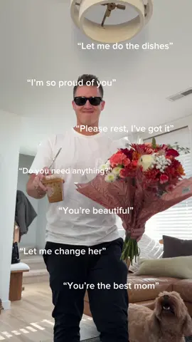 Couldn’t do it with out you, love! 🥹 #husband #Love #sweet #newborn #postpartum 