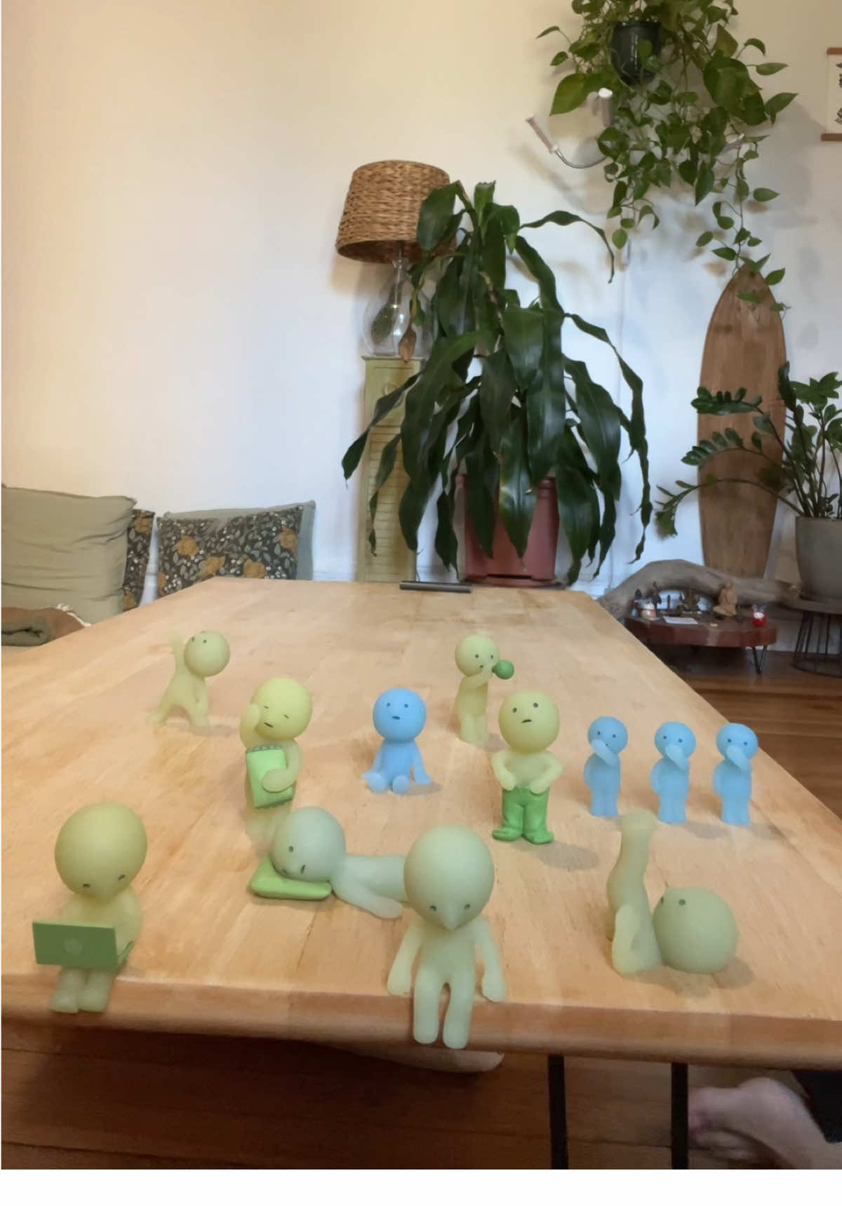 Mi pequeña colección de Smiski #smiski #smiskifigures #smiskicollection 