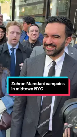 🚨 East Midtown turned into a full-on POLITICAL CIRCUS today as Zohran Mamdani hit the streets during early voting! 📸 Cameras flashing, mics everywhere, and the energy? ELECTRIC. This guy’s got the momentum no one else in the race can touch—polls say 11-18 pt lead over Cuomo & Sliwa, fresh off a 13K rally w/ Bernie & AOC! NYC’s ready for rent freezes, free buses, & real change. Who’s voting Mamdani? Drop your takes below! #ZohranForMayor #EarlyVotingNYC #NYCMayor2025 #NYCPolls #VoteNYC
