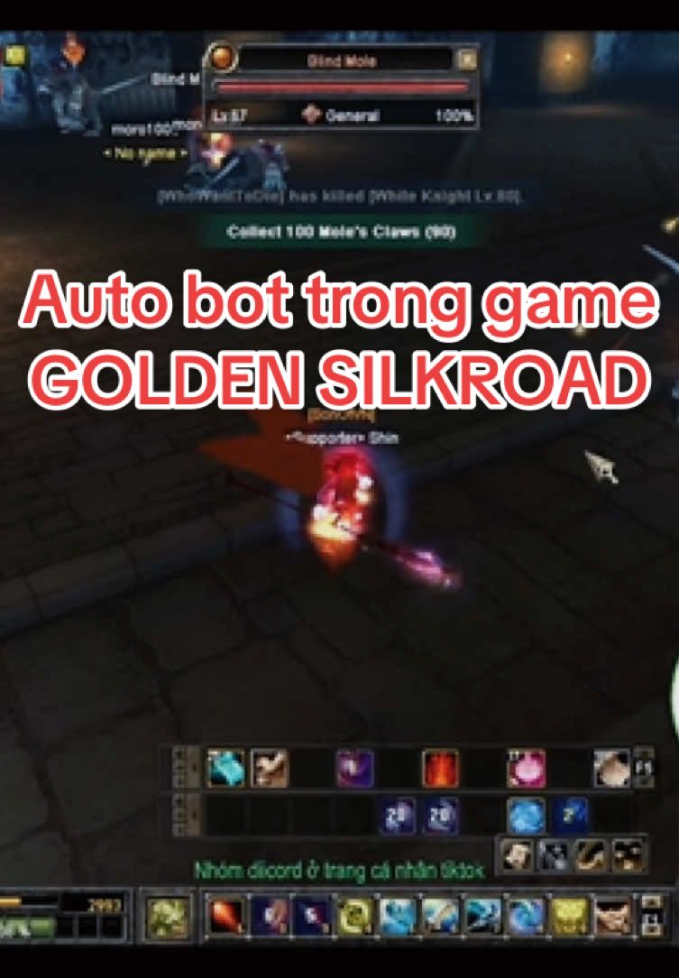 Hướng dẫn auto trong game GOLDEN SILKROAD #sro #silkroad #mmorpg #shin #fyp 