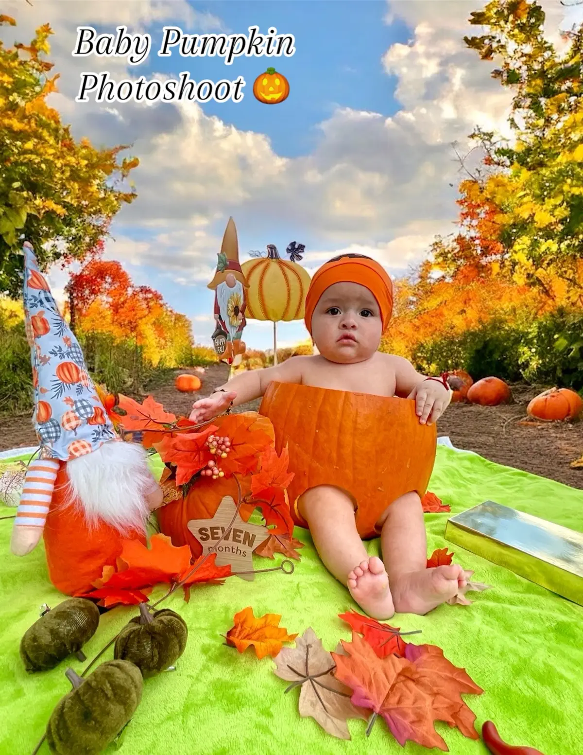 Si tienes la oportunidad de meter a tu bebé en una calabaza hazlo nunca volverán hacer así de pequeños 🎃 #pumpkin #viral_viral_viral_virsl😘🤚🥳 #paratubebe🥰🥰🙏🏻🙌🏻💖🎉🎊 