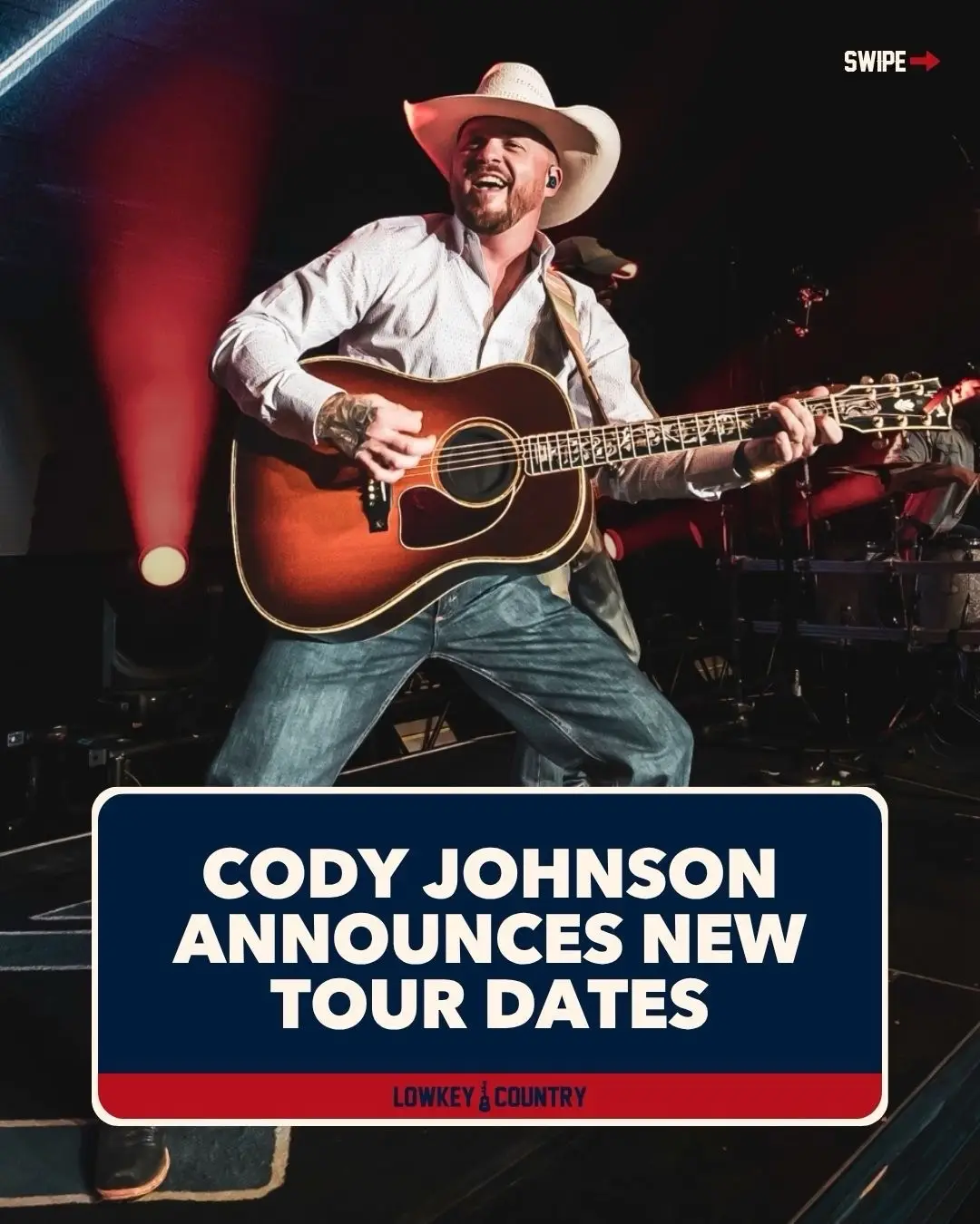 @Cody Johnson has added new tour dates to his 2026 tour.  #CodyJohnson #CountryMusic #Country #Tour #CoJo 
