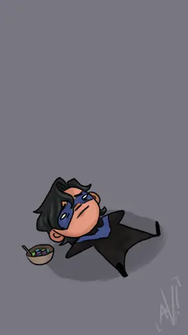 Someone give this man some milk 🥛 😔 —- Had a bit to much fun drawing silly little drawings as always I will post them in the comments below :) —- #dc #batfamily #nightwing #batfamily #animatic 