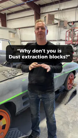 “Why don’t you use dust extraction blocks?🤔” ft. @bryce_w_green  Comment “BKB” and we will send you a discount code for these awesome blocks.  Head over to www.bkblocks.com to get your own @big_kid_blocks ordered today and take your projects to the NEXT LEVEL  #bigkidblocks #sanding #sandingblocks #customtools #customcar 