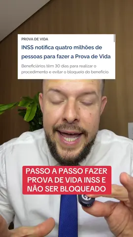 Compartilhem pois muitas pessoas acabam não sabendo e acabam tendo o benefício bloqueado! #inss #provadevida 