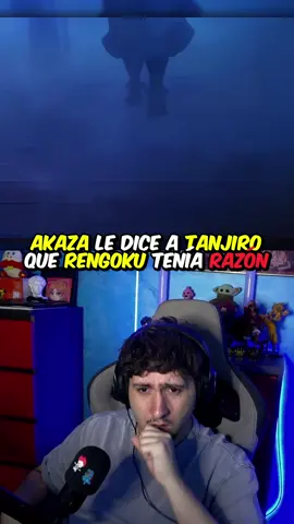 AKAZA LE DICE A TANJIRO QUE RENGOKU TENÍA RAZÓN #anime #jiven #kimetsunoyaiba #castilloinfinito 