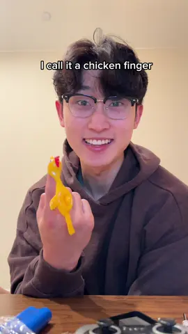 Have a taste of my chicken fingers!