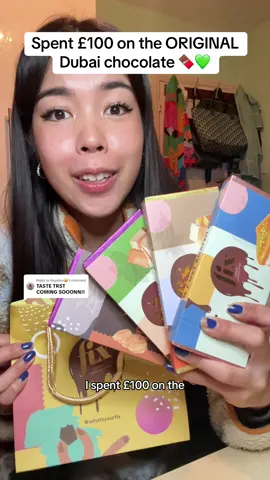 Replying to @Angelina🤪 I SPENT £100 ON DUBAI CHOCOLATE😭😭😭 @Fix Dessert Chocolatier  #dubaichocolate #originaldubaichocolate #fixdessertchocolatier #harrods #angelinacertified 