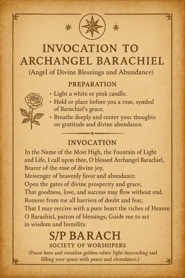 invocation of Angels