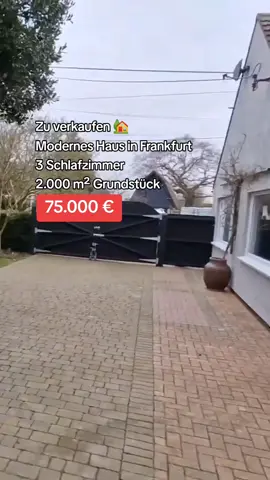 🏡 Ein modernes Haus in Frankfurt mit 3 Schlafzimmern, 2 Bädern und großem Grundstück von 2.000 m² 🌿 Perfekt für Familien oder alle, die Natur und Komfort lieben – und das für nur 75.000 €! ✨ 👉 Würdest du dir diese Chance entgehen lassen? #Hauskauf #Frankfurt #GünstigesHaus #Traumhaus #Hausangebot 