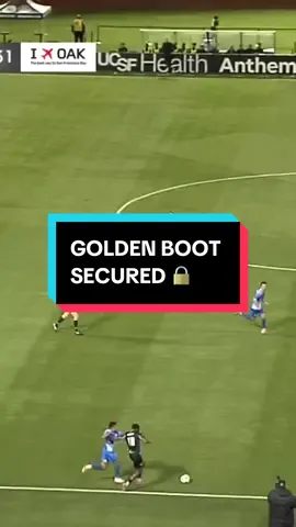 Peter Wilson found the net to secure the 2025 Golden Boot! 🤩 @Oakland Roots SC  #usl #uslchampionship 