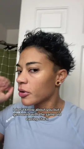 Should I change my gauges out too? 🤔 #earringstack #gaugedears #fyp