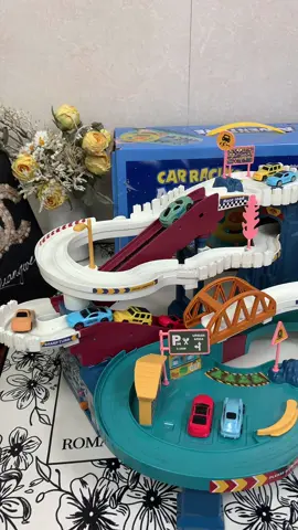 King Size Dinosaur Race Track playset toy for kids #toysforkids #kidstoys #tiktokshopblackfriday #chrismasgifts #toddlersbelike 