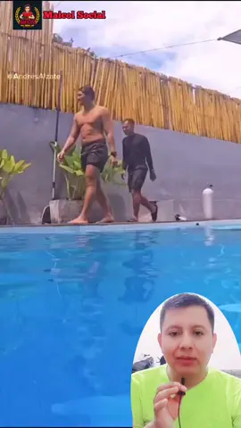 Que Hacer Si Caes en una piscina Profunda #piscina #nadar #natacion #salvavidas #panico 