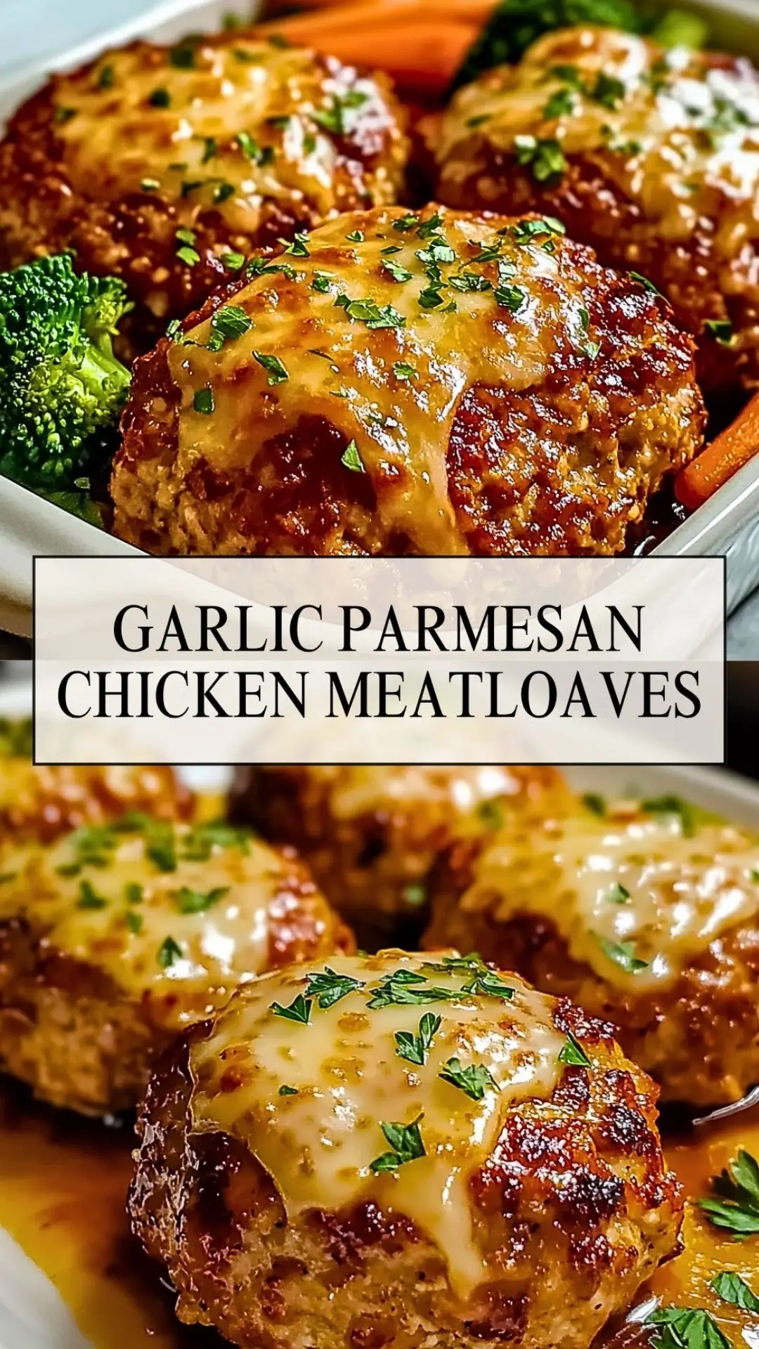 Here you go — a juicy Garlic Parmesan Chicken Meatloaf with a rich creamy garlic-parmesan sauce to spoon over the top. This is cozy, flavorful, and NOT dry. #comfortfood  #Foodie #chicken #EasyRecipe  #DinnerIdeas  Garlic Parmesan Chicken Meatloaf Ingredients For the Meatloaf 	•	1 ½ lbs ground chicken 	•	1 egg 	•	½ cup panko breadcrumbs (or Italian breadcrumbs) 	•	½ cup grated Parmesan cheese 	•	½ cup shredded mozzarella (helps keep it moist) 	•	3 cloves garlic, minced 	•	2 tbsp fresh parsley (optional) 	•	1 tsp Italian seasoning 	•	½ tsp onion powder 	•	1 tsp salt 	•	½ tsp black pepper 	•	¼ cup milk 	•	2 tbsp melted butter For the Creamy Parmesan Sauce 	•	2 tbsp butter 	•	3 cloves garlic, minced 	•	1 tbsp flour 	•	1 cup heavy cream (or half & half) 	•	½ cup grated Parmesan 	•	½ tsp black pepper 	•	Pinch of salt to taste 	•	Optional: splash of lemon juice for brightness ⸻ Instructions 	1.	Preheat oven to 375°F. 	2.	In a large bowl, combine ground chicken, egg, panko, Parmesan, mozzarella, garlic, parsley, Italian seasoning, onion powder, salt, pepper, milk, and melted butter. 	3.	Use your hands and mix gently — don’t overwork it or the meatloaf will be tough. 	4.	Shape into a loaf on a lined or greased baking sheet OR press into a loaf pan. 	5.	Bake for 45–55 minutes, until internal temperature reaches 165°F. If the top browns too much, loosely tent with foil. ⸻ Make the Sauce 	1.	In a small saucepan, melt butter over medium heat. 	2.	Add garlic and sauté 1 minute until fragrant. 	3.	Whisk in flour to form a paste (roux). Cook 30 seconds. 	4.	Slowly whisk in heavy cream until smooth. 	5.	Add Parmesan and black pepper. Stir until melted and creamy. 	6.	Taste and add salt if needed. Optional: a tiny splash of lemon juice makes it extra good. ⸻ To Serve 	•	Let meatloaf rest 8–10 minutes before slicing. 	•	Spoon warm creamy garlic Parmesan sauce generously over the slices. 	•	Garnish with fresh parsley + extra Parmesan. ⸻ Serving Ideas 	•	Mashed potatoes 	•	Roasted broccoli or asparagus 	•	Buttered noodles 	•	Garlic bread (yes please) ⸻ Quick Tip If you want extra moisture, add 2 tbsp mayo to the meat mixture — it makes it insanely tender.