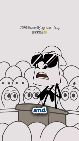 The female mosquito 🦟 was flying around my pocket 😂#funnyanimation #animation 