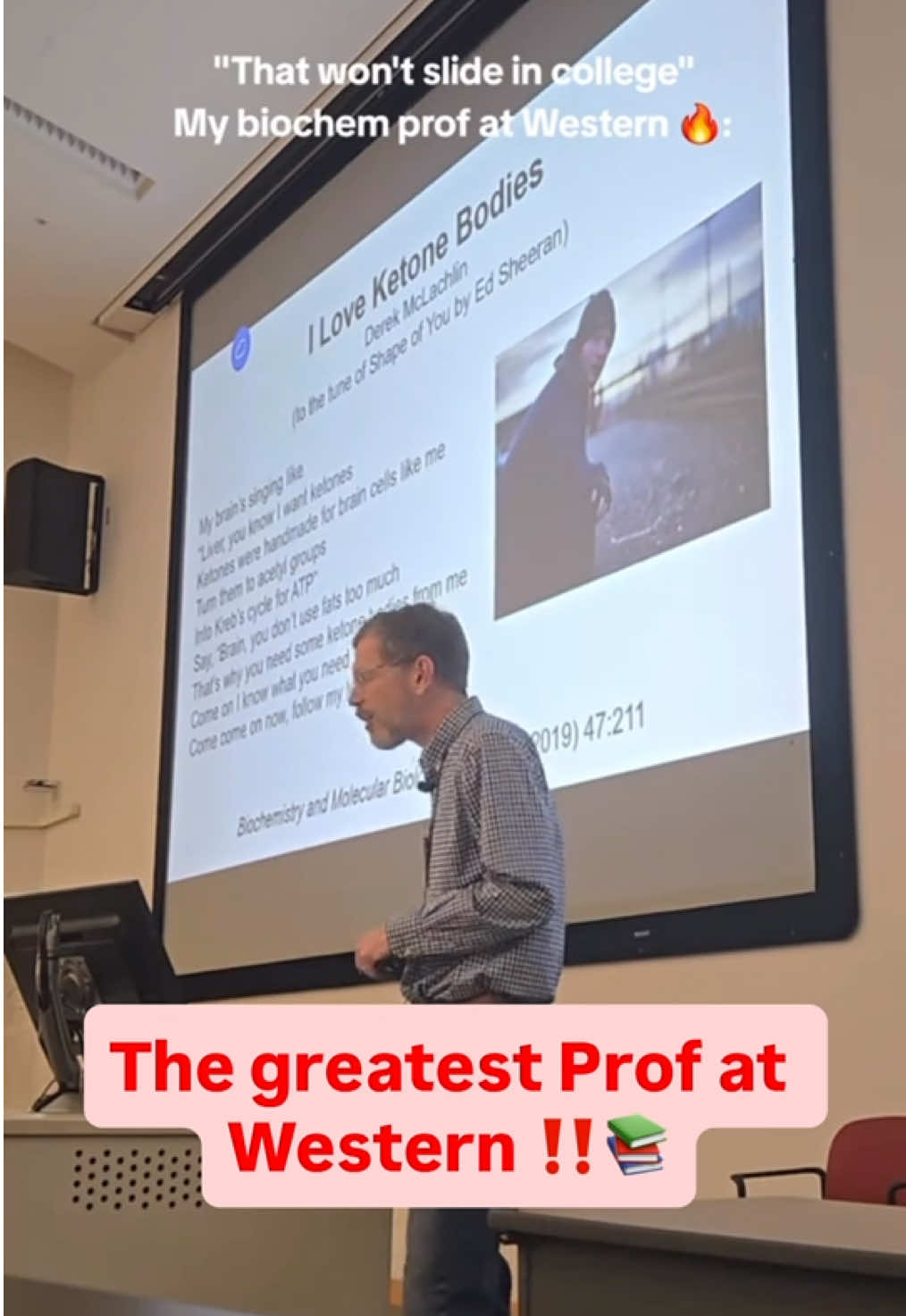 The greatest professor at Western 📚 Credit: TikTok/hoon0330 Follow @northlylondon for London Content Daily 🇨🇦 DM us your videos/photos to be featured on the page ‼️ #NMG #NMGlondon #london #londonontario #westernu     